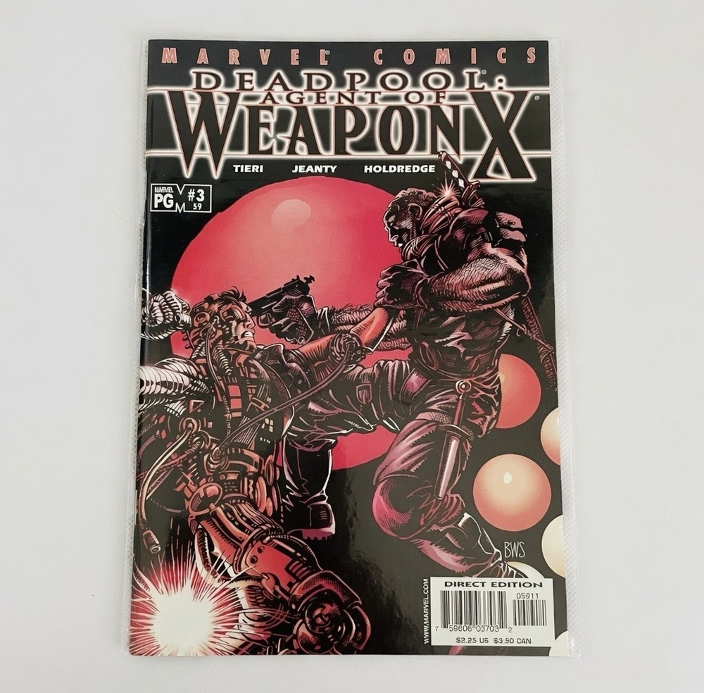Marvel Comics Deadpool Agent of Weapon X #3 Issue 59 Tieri Jeanty BWS NM New